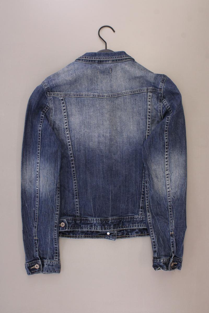 Gin Tonic Jeansjacke Gr. 40 blau aus Baumwolle