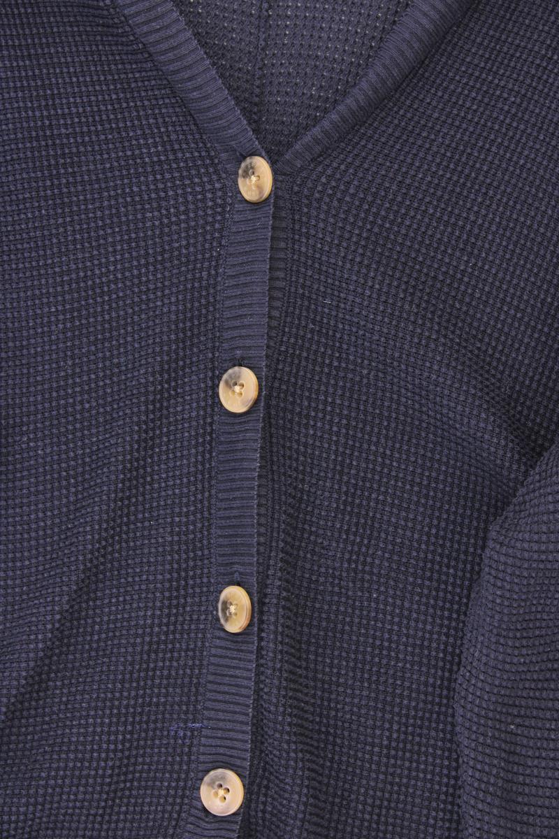 Esprit Strickjacke Gr. XL Langarm blau aus Baumwolle