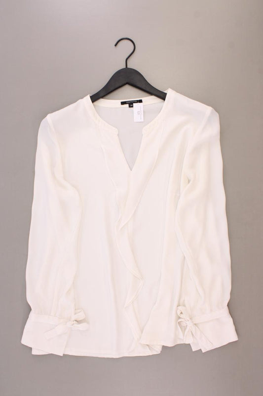comma, Langarmbluse Gr. 44 creme aus Polyester