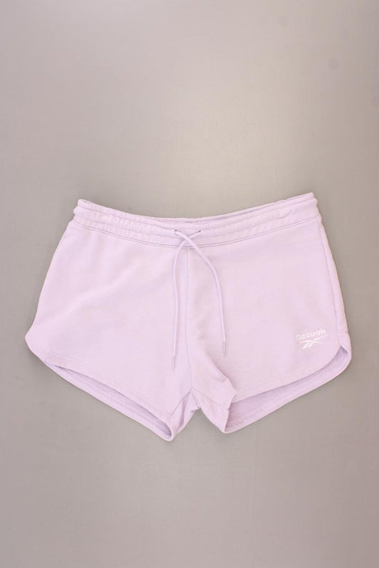 Reebok Sweatshorts Gr. M lila aus Baumwolle