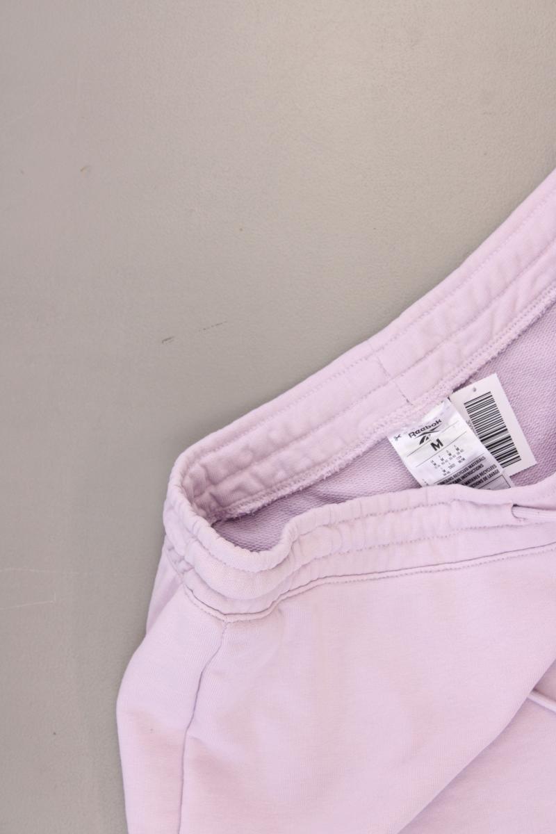Reebok Sweatshorts Gr. M lila aus Baumwolle