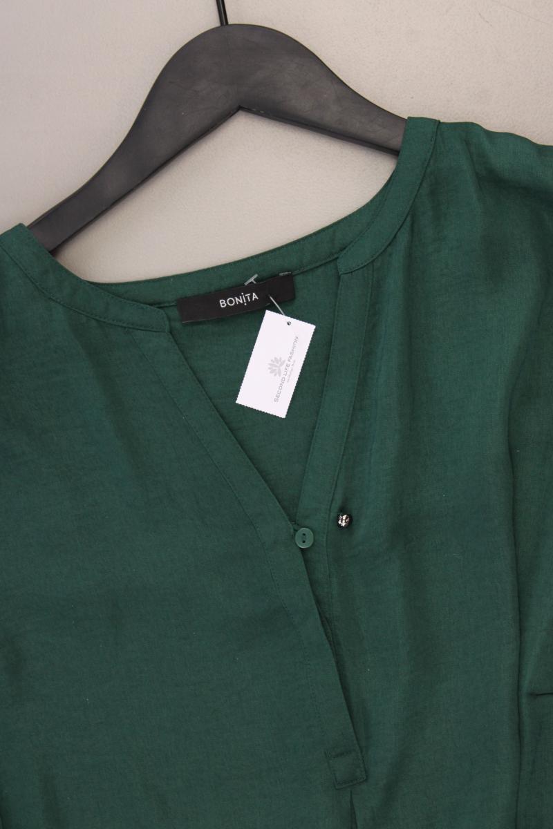 Bonita Kurzarmbluse Gr. 48 grün aus Polyester