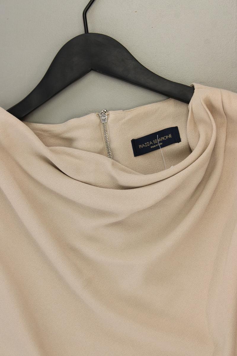 Piazza Sempione Ärmellose Bluse Gr. IT 44 (M) creme aus Acetat