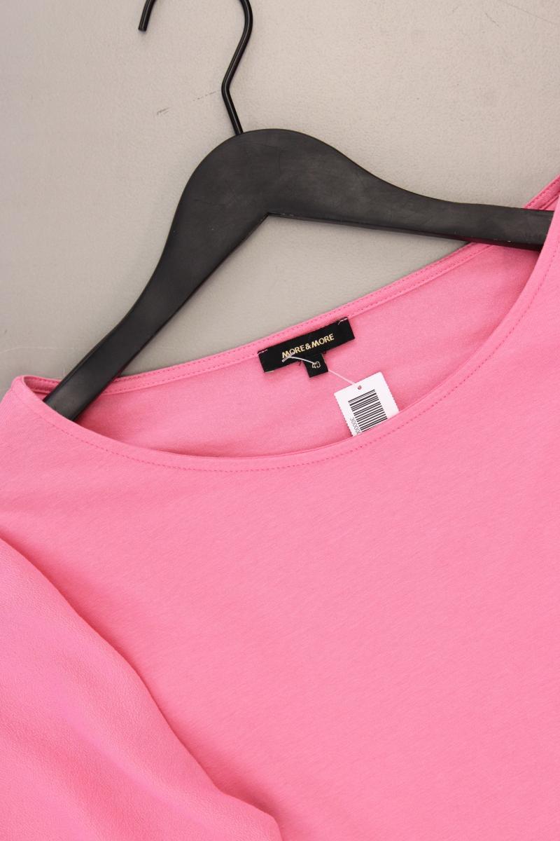 More&More T-Shirt Gr. 40 Kurzarm pink aus Baumwolle
