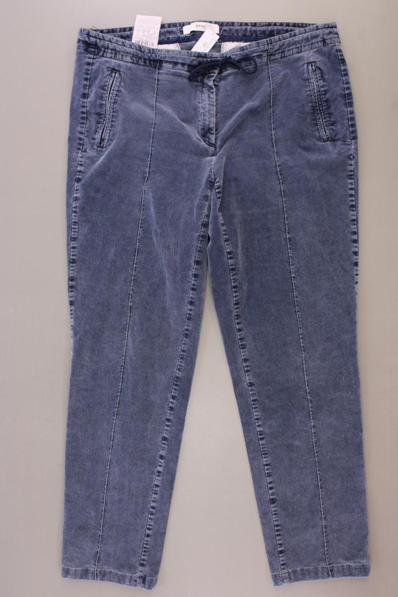 Brax Hose Gr. 44 Modell Mareen blau aus Baumwolle