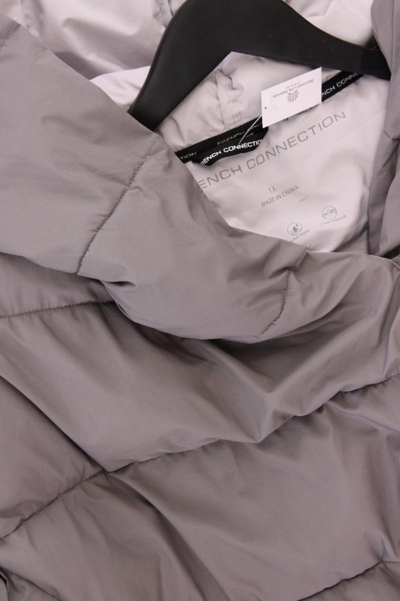 French Connection Wintermantel Gr. XL grau aus Polyester