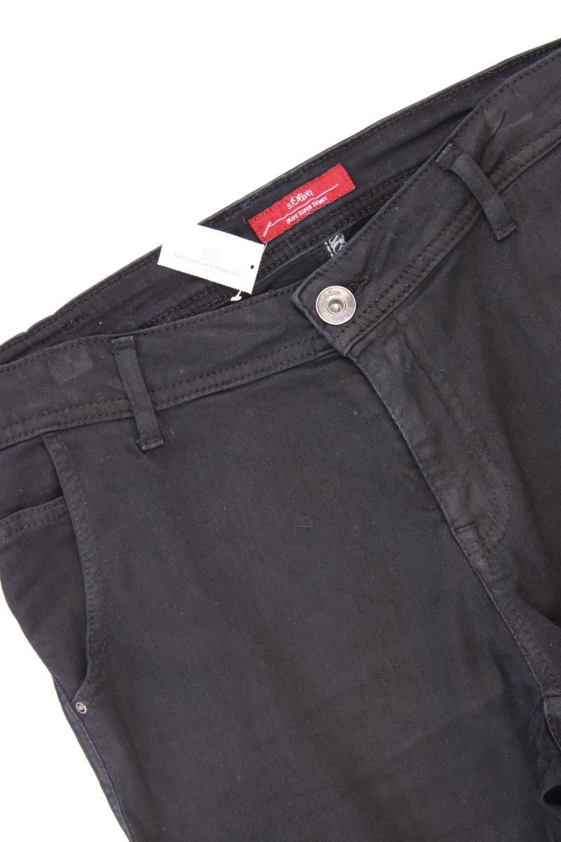 s.Oliver Skinny Jeans Gr. 40 schwarz aus Baumwolle