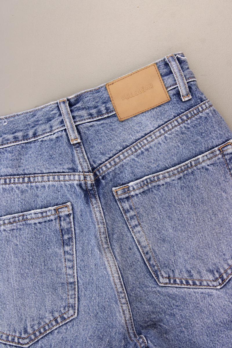Pull&Bear Straight Jeans Gr. 32 blau aus Baumwolle