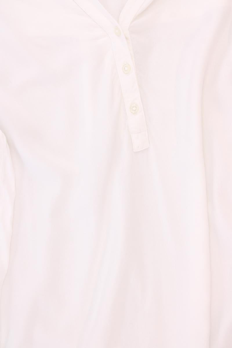 Cecil Langarmbluse Gr. XL weiß aus Viskose