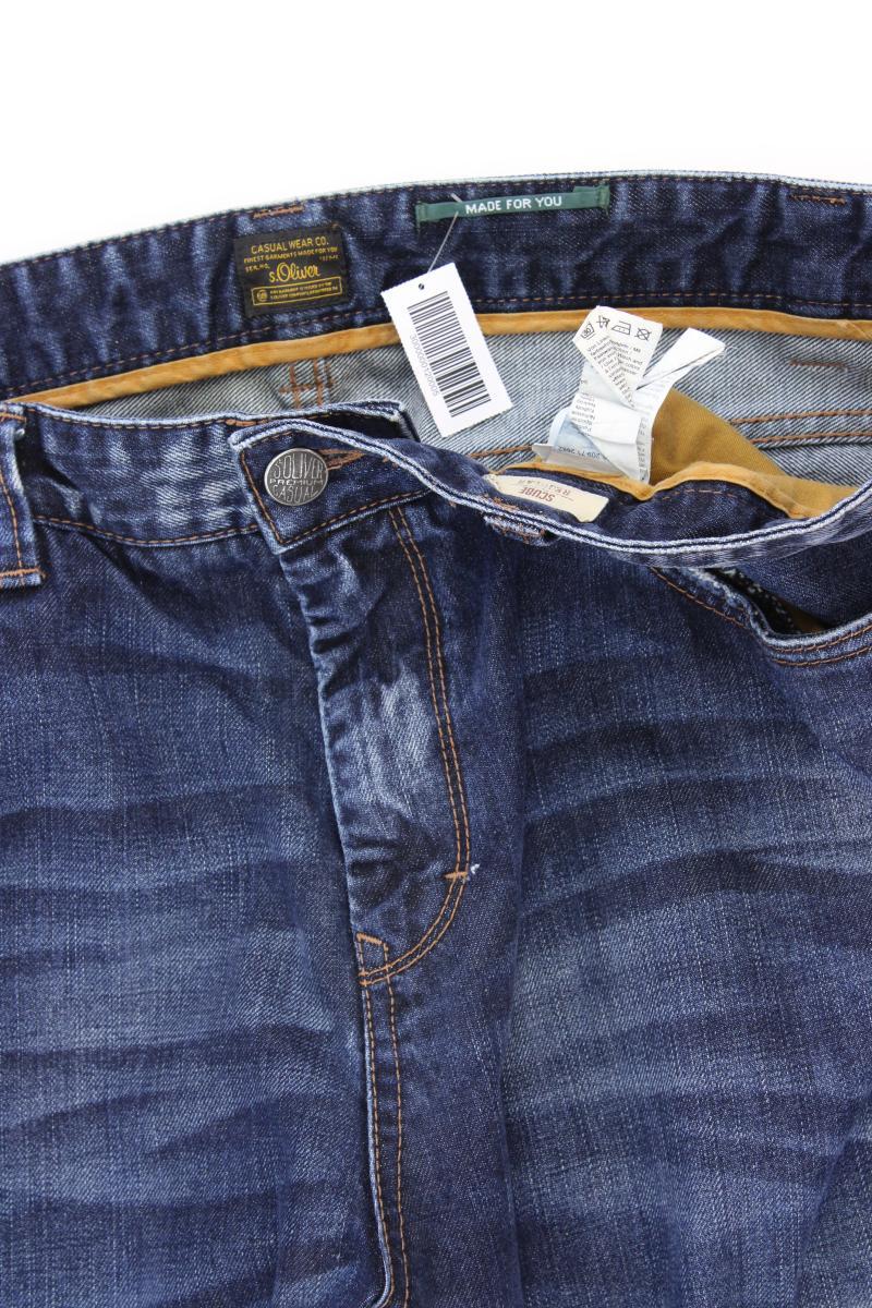 s.Oliver Straight Jeans für Herren Gr. W42/L34 blau aus Baumwolle