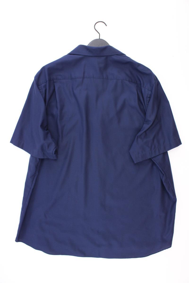 Walbusch Kurzarmhemd für Herren Gr. Hemdgröße 47/48 blau aus Baumwolle