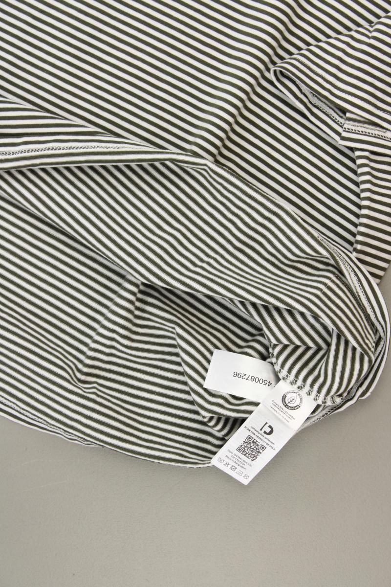 Tom Tailor (Denim) Ringelshirt Gr. XXL gestreift Kurzarm olivgrün aus Baumwolle