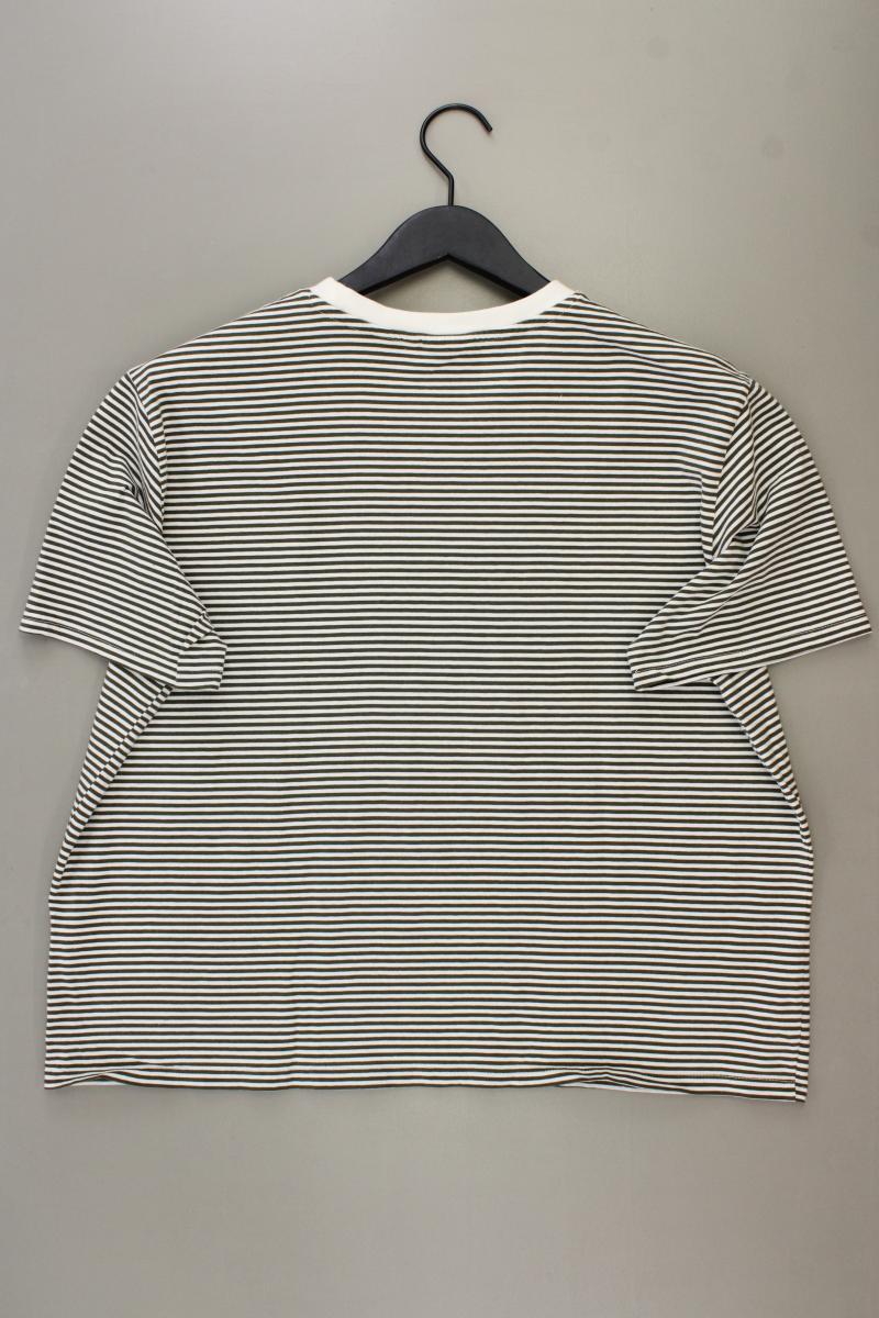 Tom Tailor (Denim) Ringelshirt Gr. XXL gestreift Kurzarm olivgrün aus Baumwolle