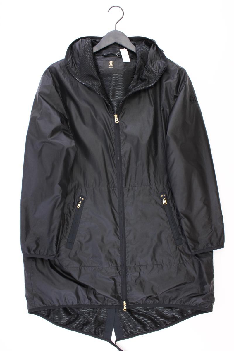 Bogner Kapuzenmantel Gr. 42 Vintage schwarz aus Polyester