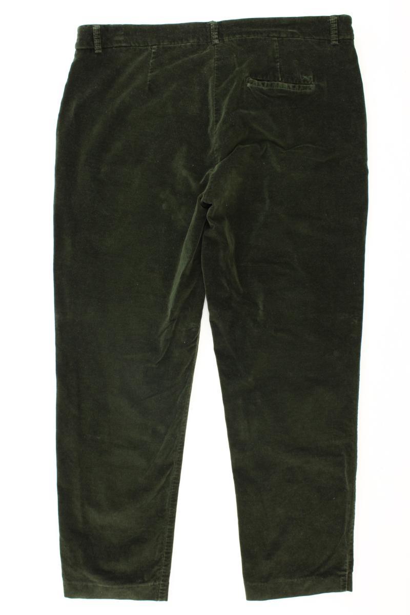 Brax Samthose Gr. 44 olivgrün aus Baumwolle
