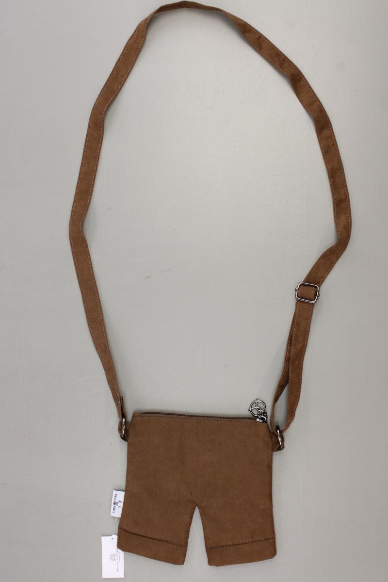 Waldschütz Trachtentasche Tasche in Lederhosenoptik neuwertig braun