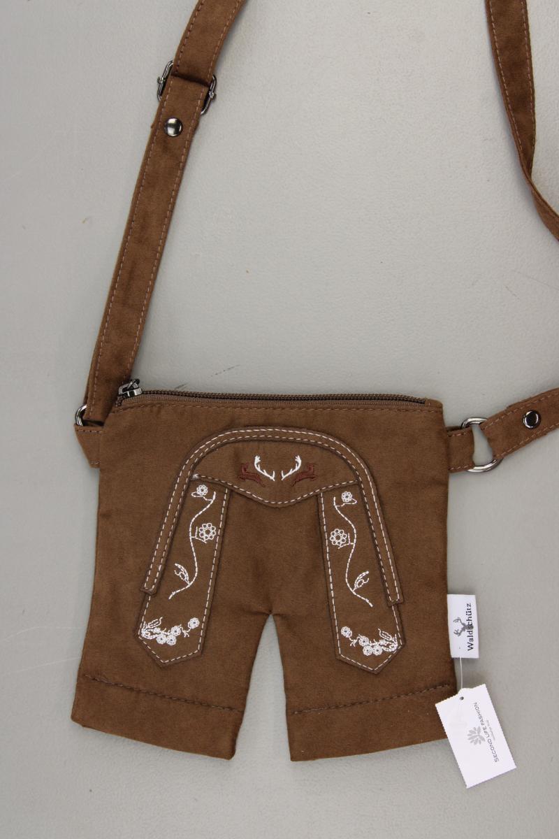 Waldschütz Trachtentasche Tasche in Lederhosenoptik neuwertig braun
