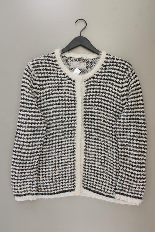 Gerry Weber Strickjacke Gr. 46 Langarm grau aus Baumwolle