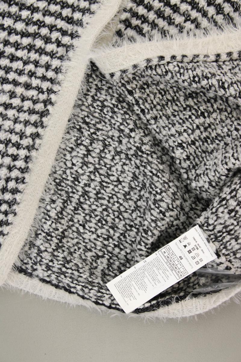 Gerry Weber Strickjacke Gr. 46 Langarm grau aus Baumwolle