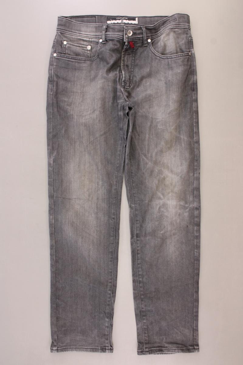Pierre Cardin Straight Jeans für Herren Gr. W33/L30 grau aus Baumwolle