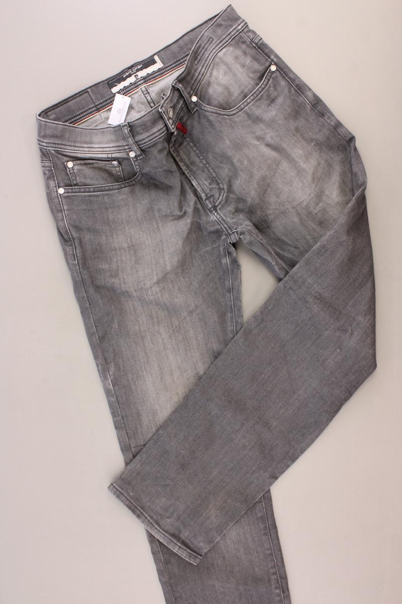 Pierre Cardin Straight Jeans für Herren Gr. W33/L30 grau aus Baumwolle