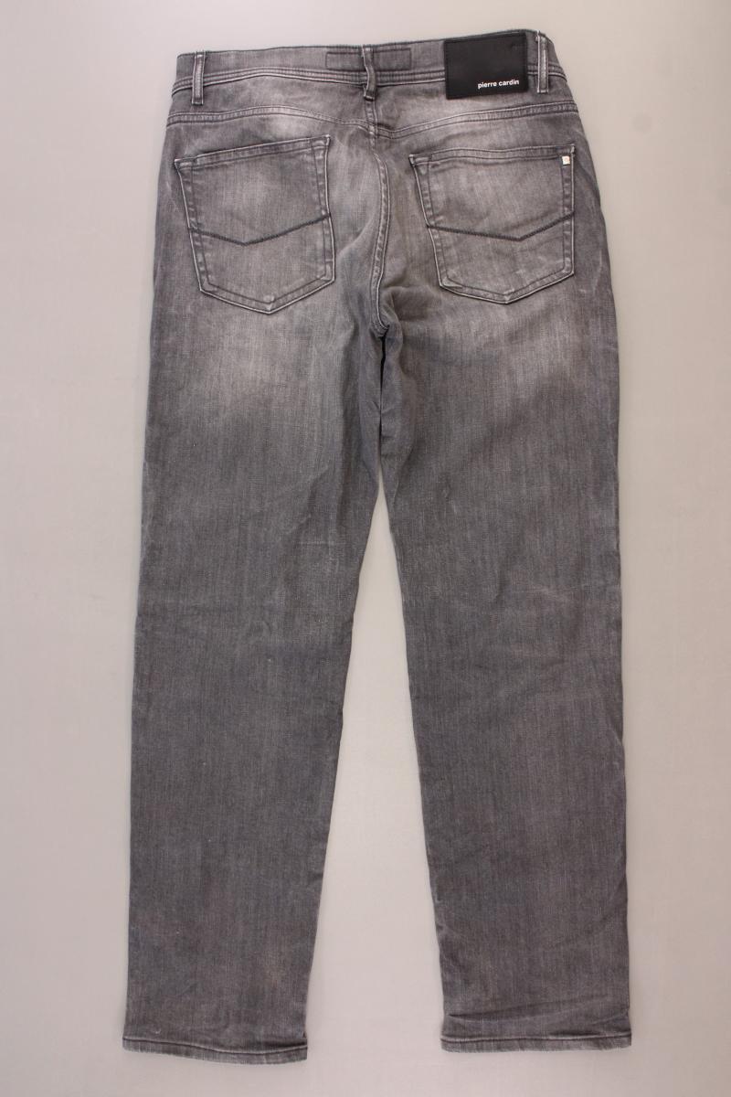 Pierre Cardin Straight Jeans für Herren Gr. W33/L30 grau aus Baumwolle