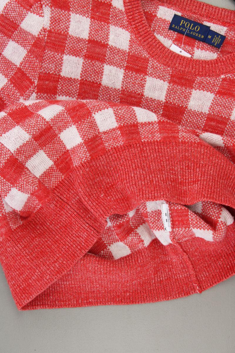 Polo Ralph Lauren Strickshirt Gr. M neuwertig Kurzarm rot