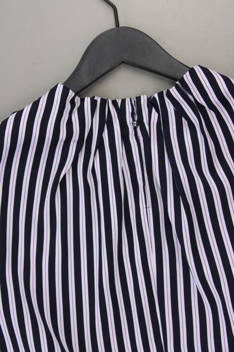 comma, Ärmellose Bluse Gr. 38 gestreift blau
