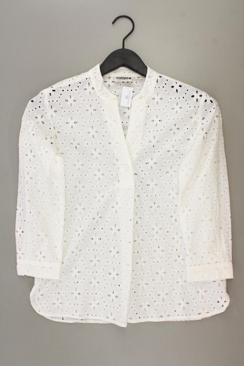 Maloja Classic Bluse Gr. S 3/4 Ärmel creme aus Baumwolle