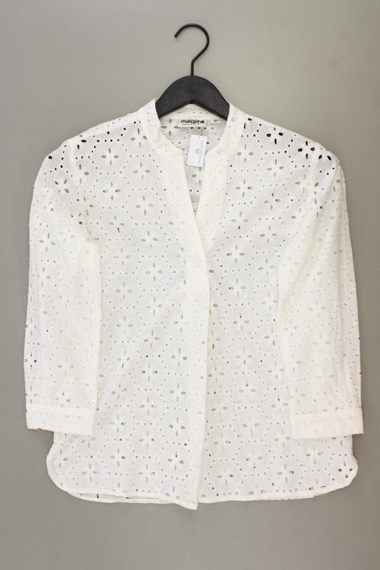 Maloja Classic Bluse Gr. S 3/4 Ärmel creme aus Baumwolle