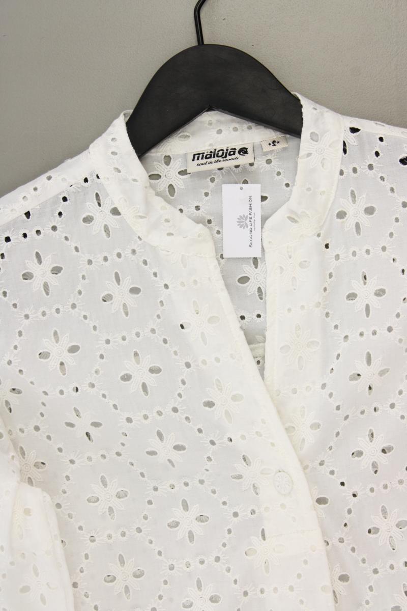 Maloja Classic Bluse Gr. S 3/4 Ärmel creme aus Baumwolle