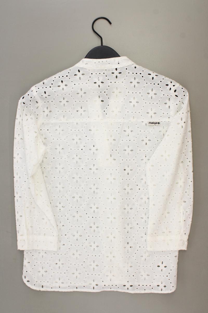 Maloja Classic Bluse Gr. S 3/4 Ärmel creme aus Baumwolle