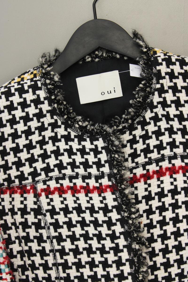 Oui Regular Jacke Gr. 38 mehrfarbig aus Baumwolle