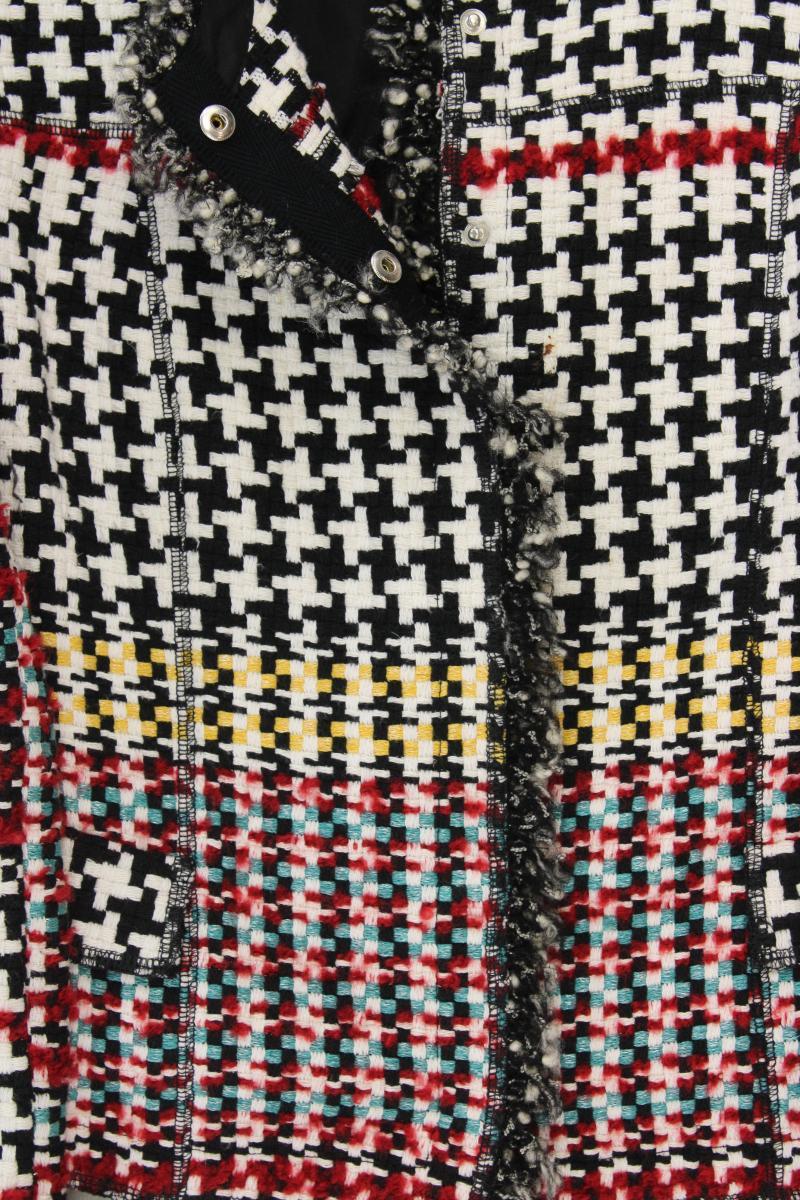 Oui Regular Jacke Gr. 38 mehrfarbig aus Baumwolle