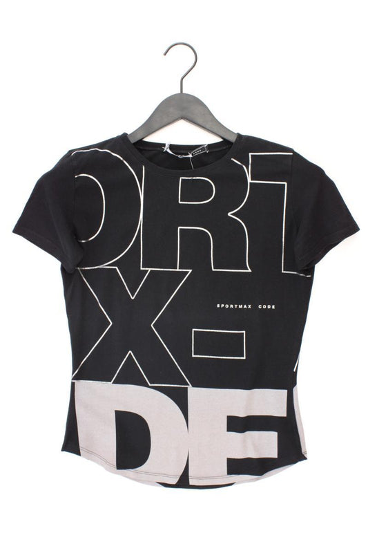 Sportmax Code Printshirt Gr. M Kurzarm schwarz