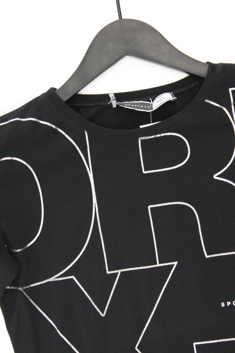 Sportmax Code Printshirt Gr. M Kurzarm schwarz