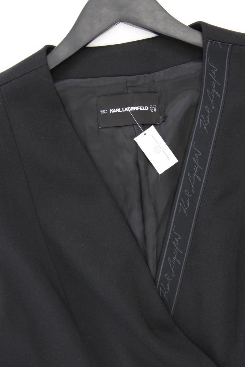 Karl Lagerfeld Bleistiftkleid Gr. 38 Kurzarm schwarz
