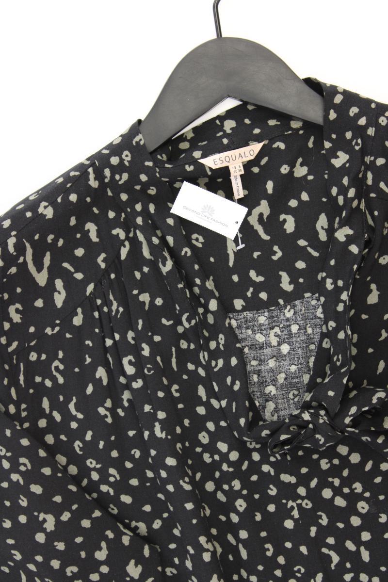 Esqualo Langarmkleid Gr. 38 schwarz aus Viskose