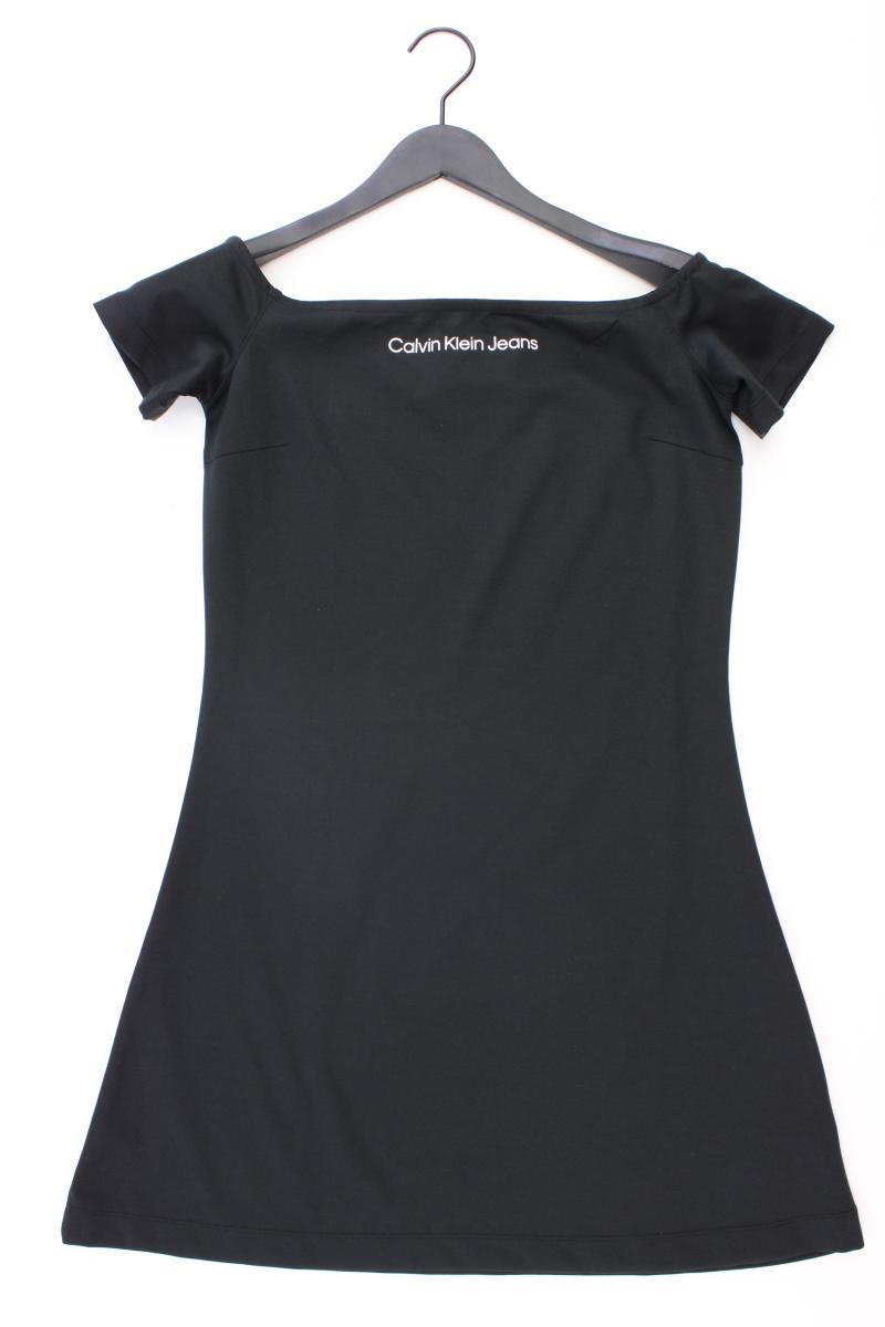Calvin Klein Jeans Stretchkleid Gr. L neu mit Etikett Kurzarm schwarz