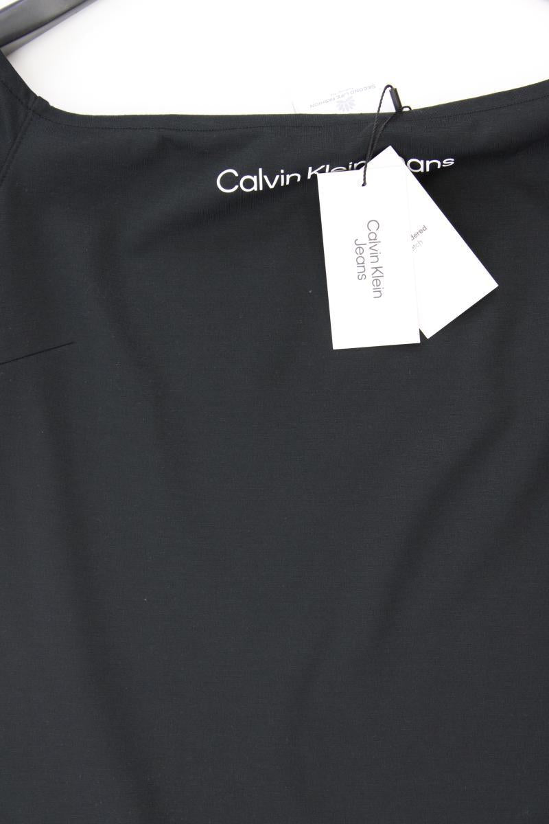 Calvin Klein Jeans Stretchkleid Gr. L neu mit Etikett Kurzarm schwarz