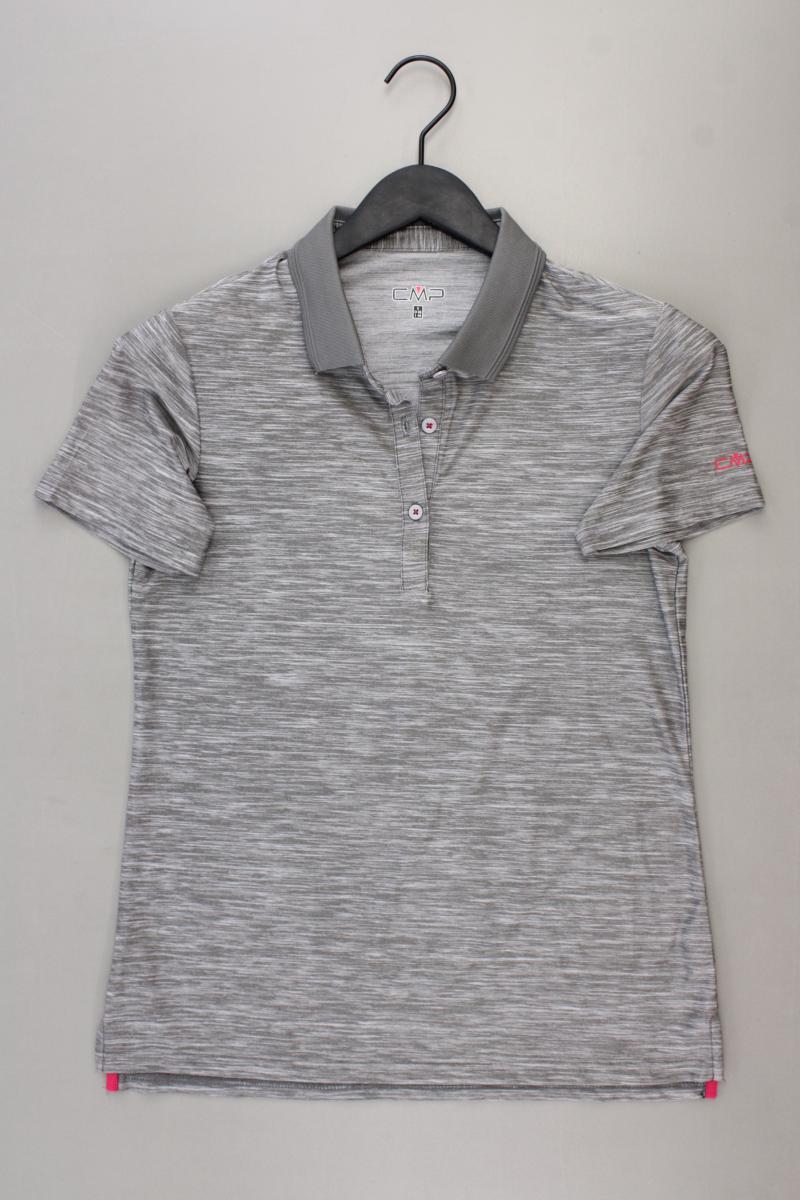 CMP Poloshirt Gr. 38 Kurzarm grau