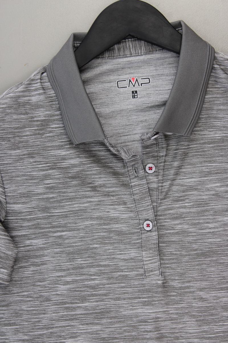 CMP Poloshirt Gr. 38 Kurzarm grau