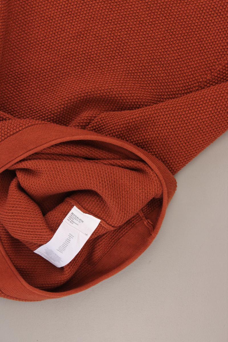 s.Oliver Feinstrickpullover für Herren Gr. M orange aus Baumwolle