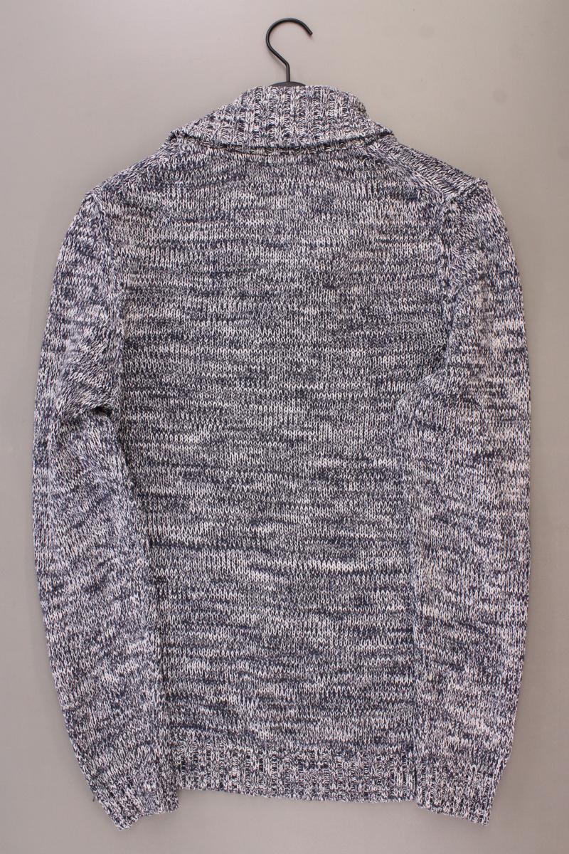 s.Oliver Grobstrickpullover für Herren Gr. XL blau aus Baumwolle