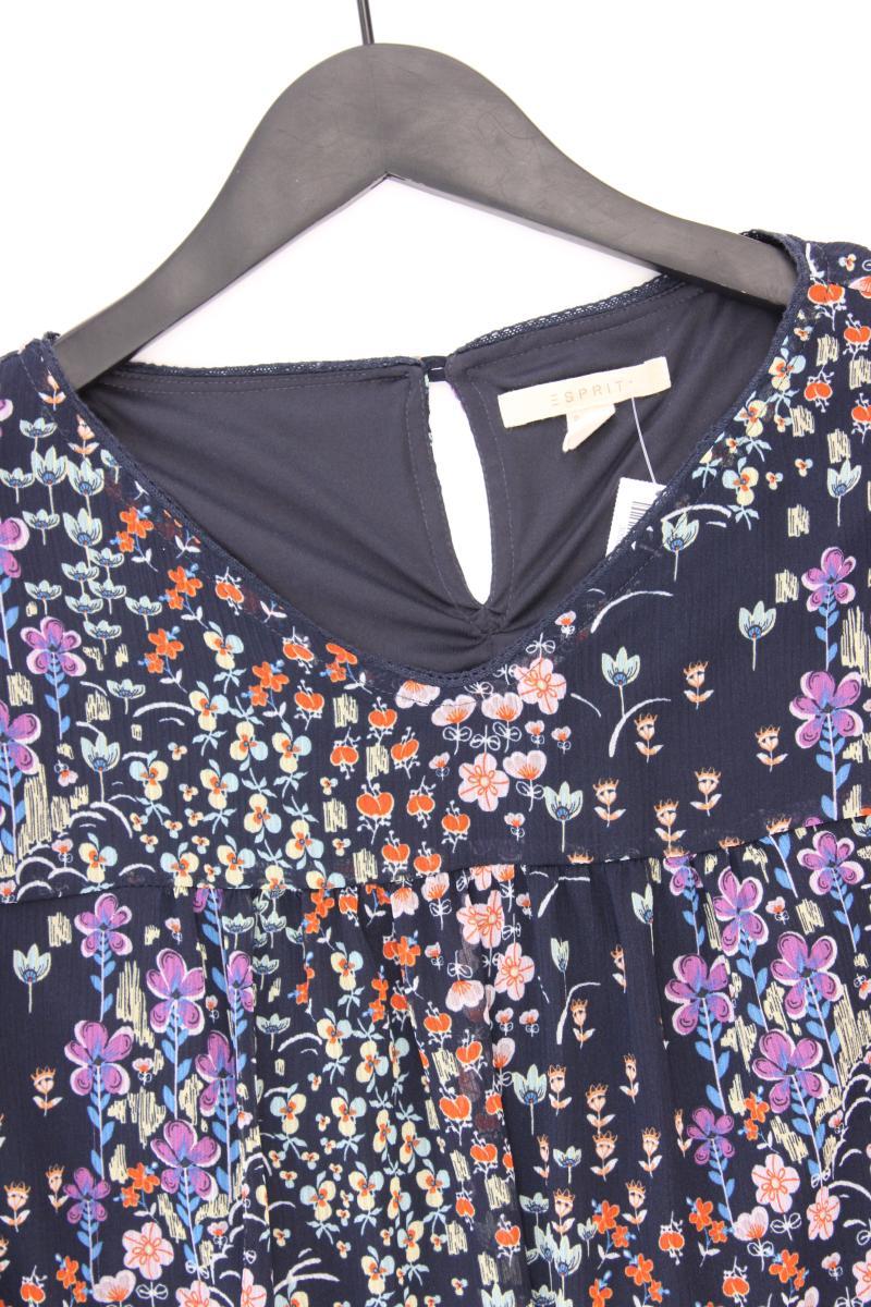 Esprit Chiffonbluse Gr. L mit Blumenmuster Langarm mehrfarbig