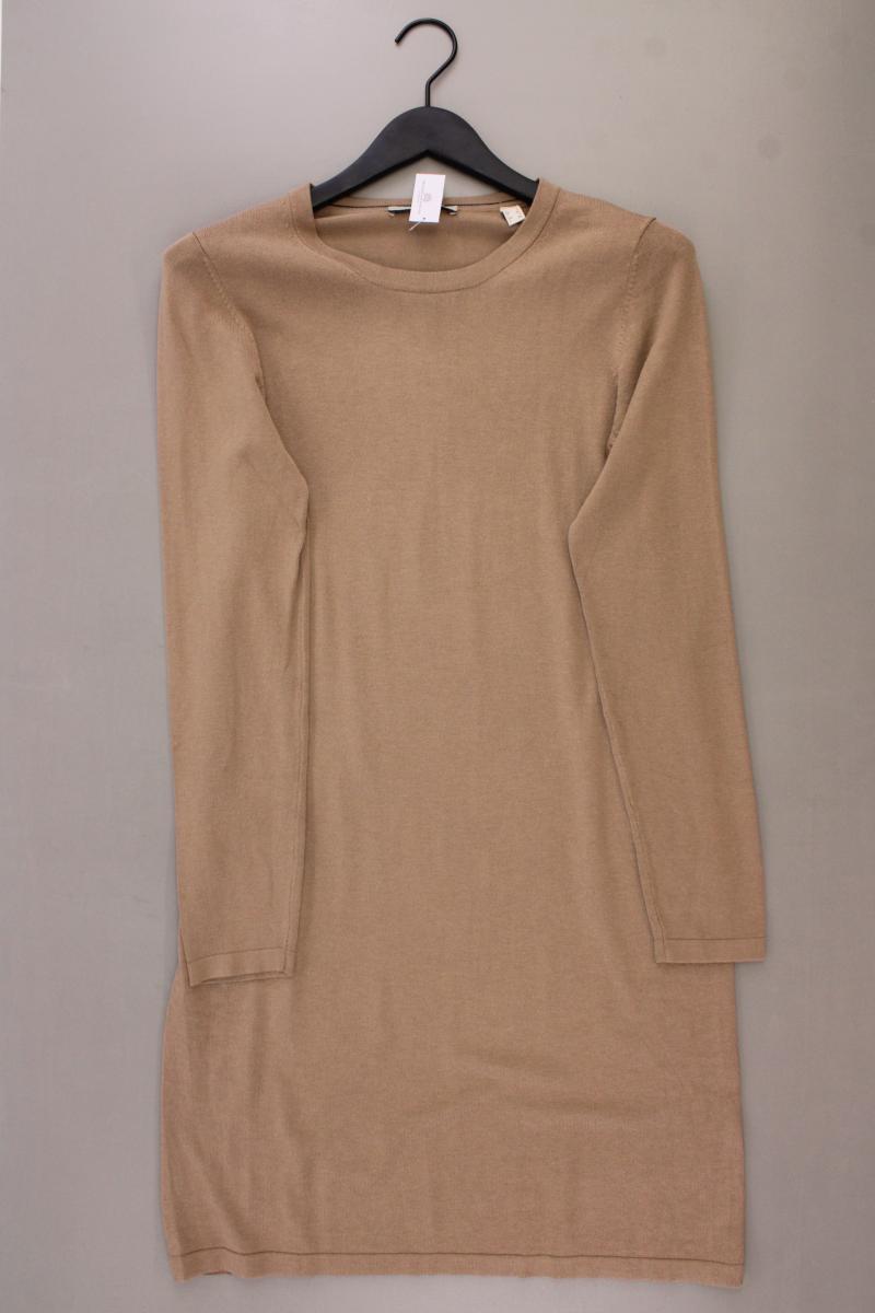 Esprit Strickkleid Gr. L Langarm braun