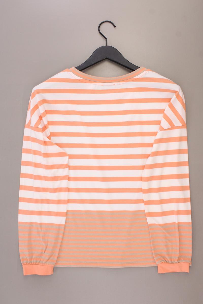 Street One Ringelshirt Gr. 40 gestreift Langarm orange