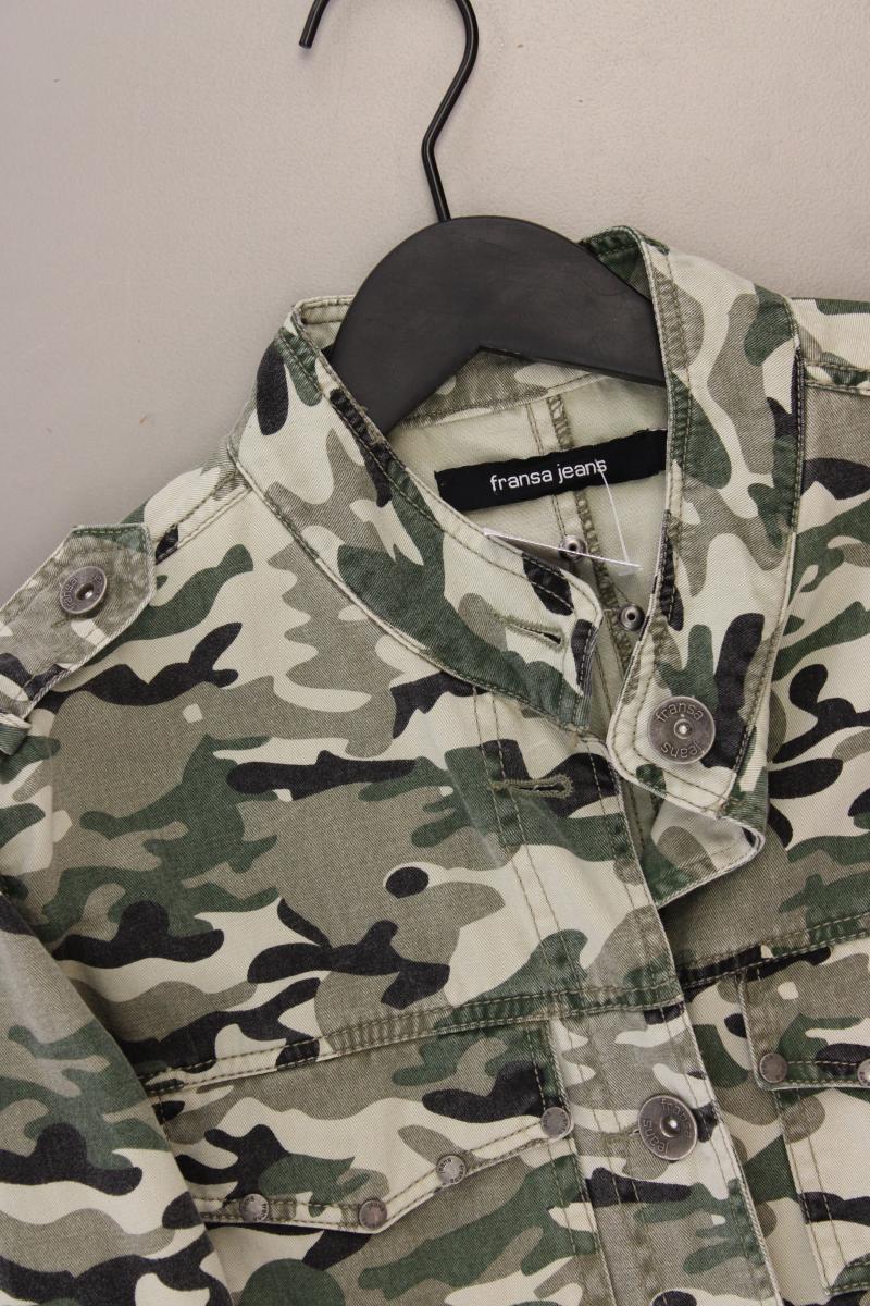 Fransa Übergangsjacke Gr. 42 camouflage olivgrün