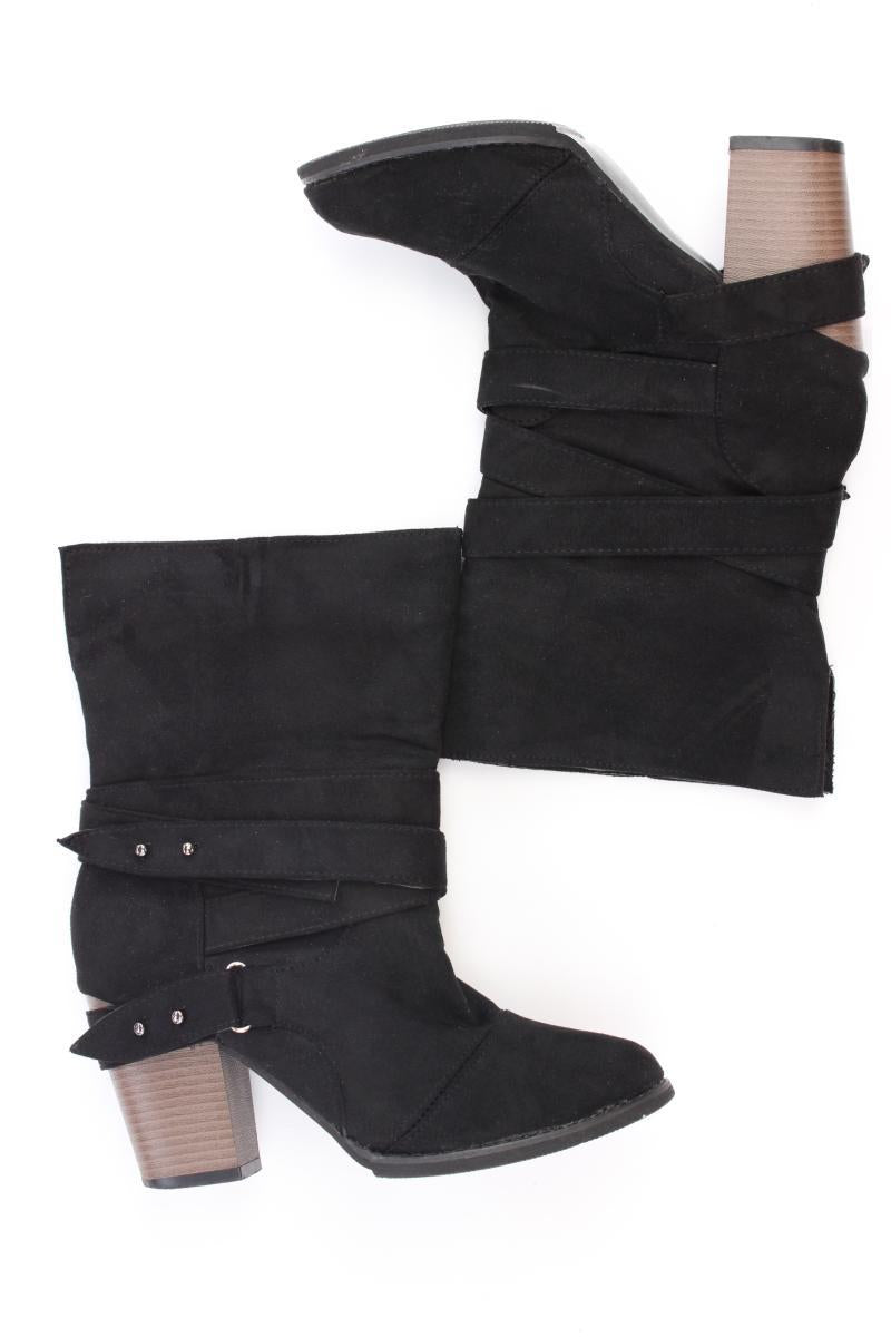 High-Heel Stiefel Gr. 43 schwarz