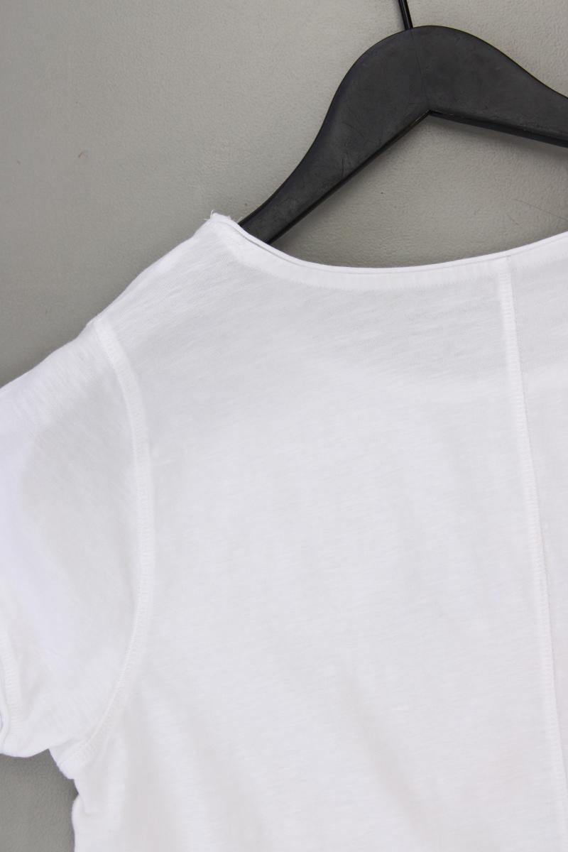 Christian Berg Printshirt Gr. L Kurzarm weiß aus Baumwolle